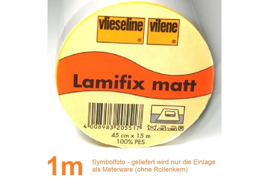 1m Lamifix MATT zum Folieren von Stoffen, Markenqualität, 45cm breit